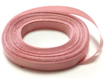 Л-та Сатен 10мм сьомга двулицева