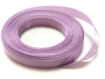 Л-та Сатен 10мм лилава двулицева