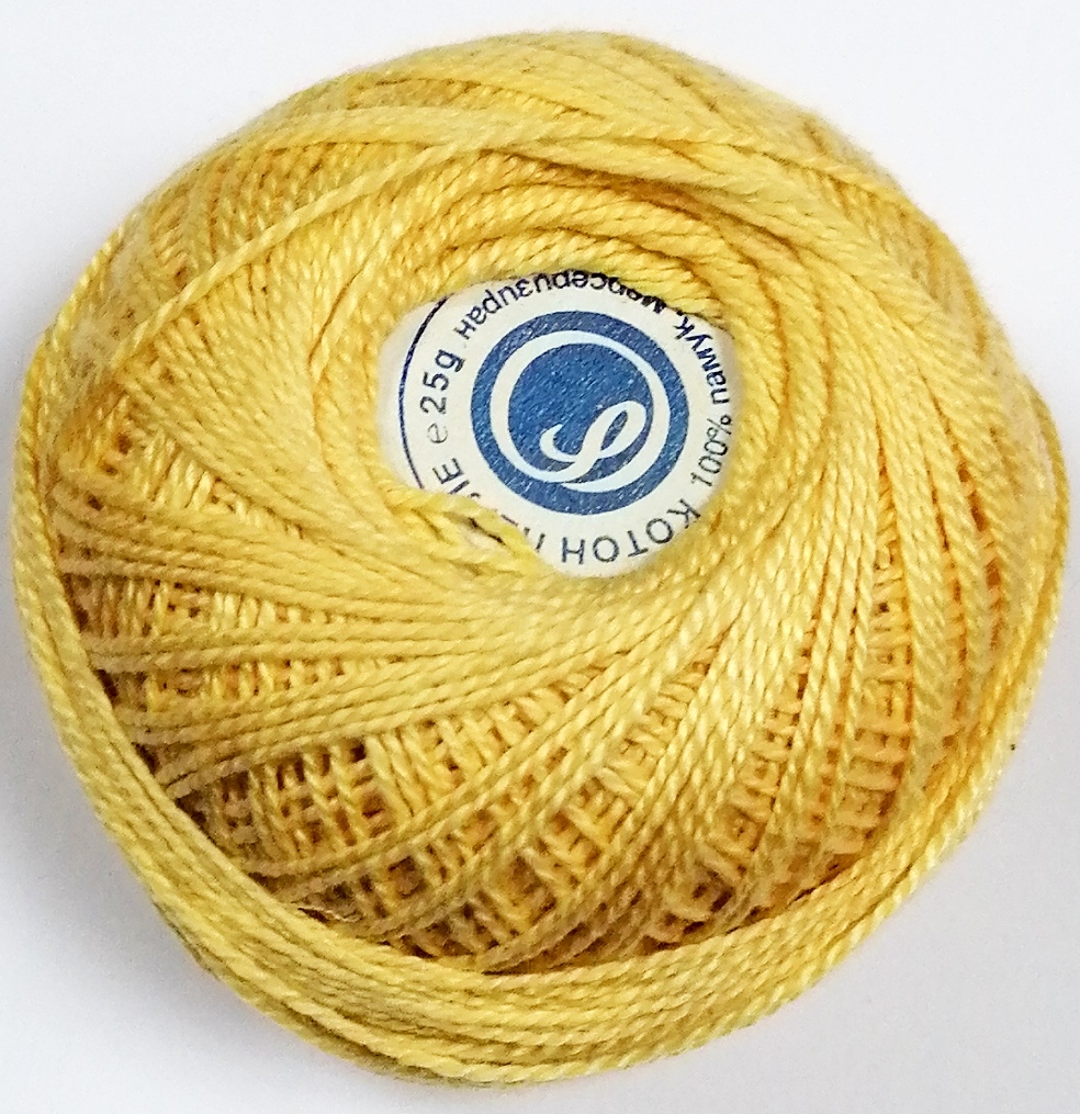 Перле памук жълто 1