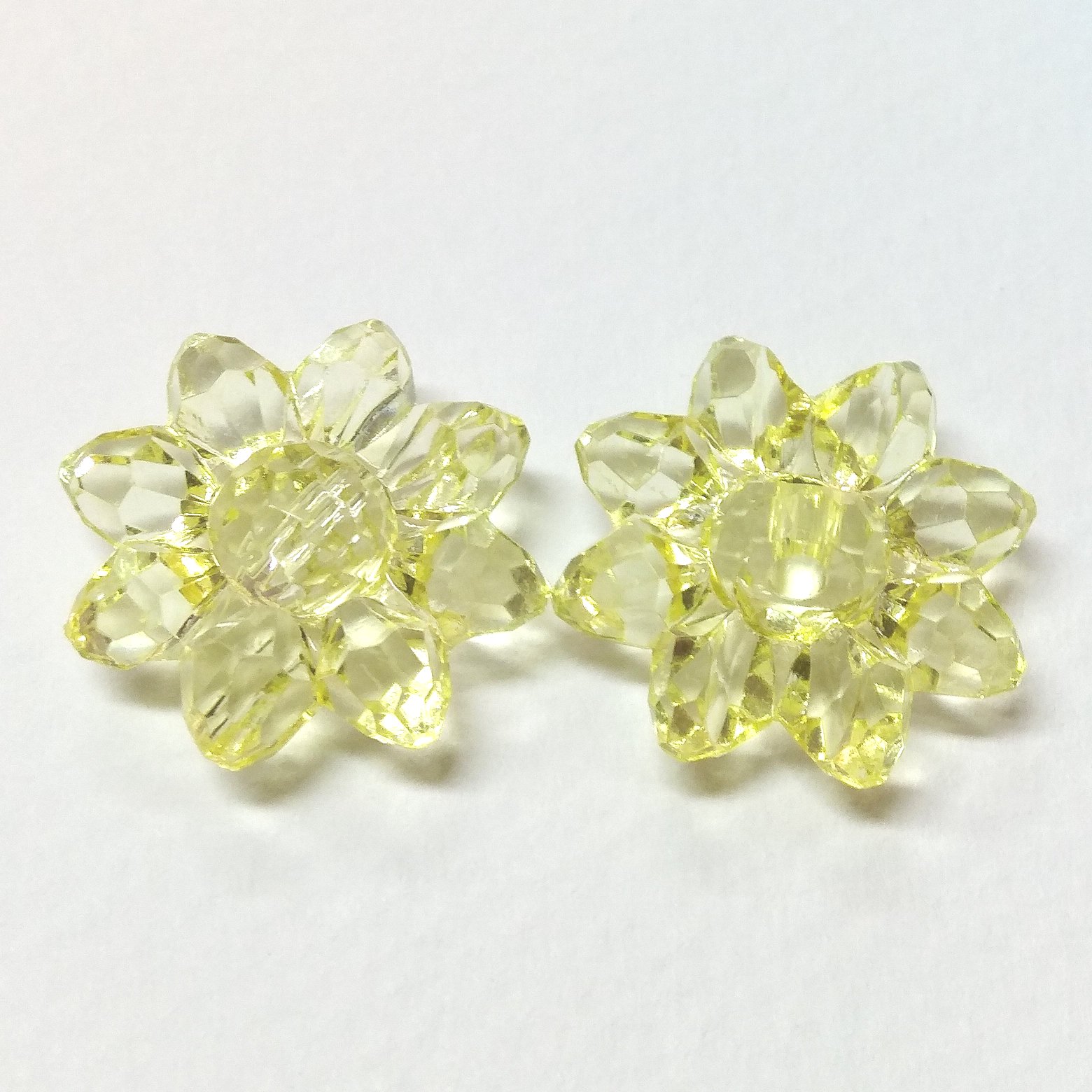 К-че Цвете 34/21,5мм жълто