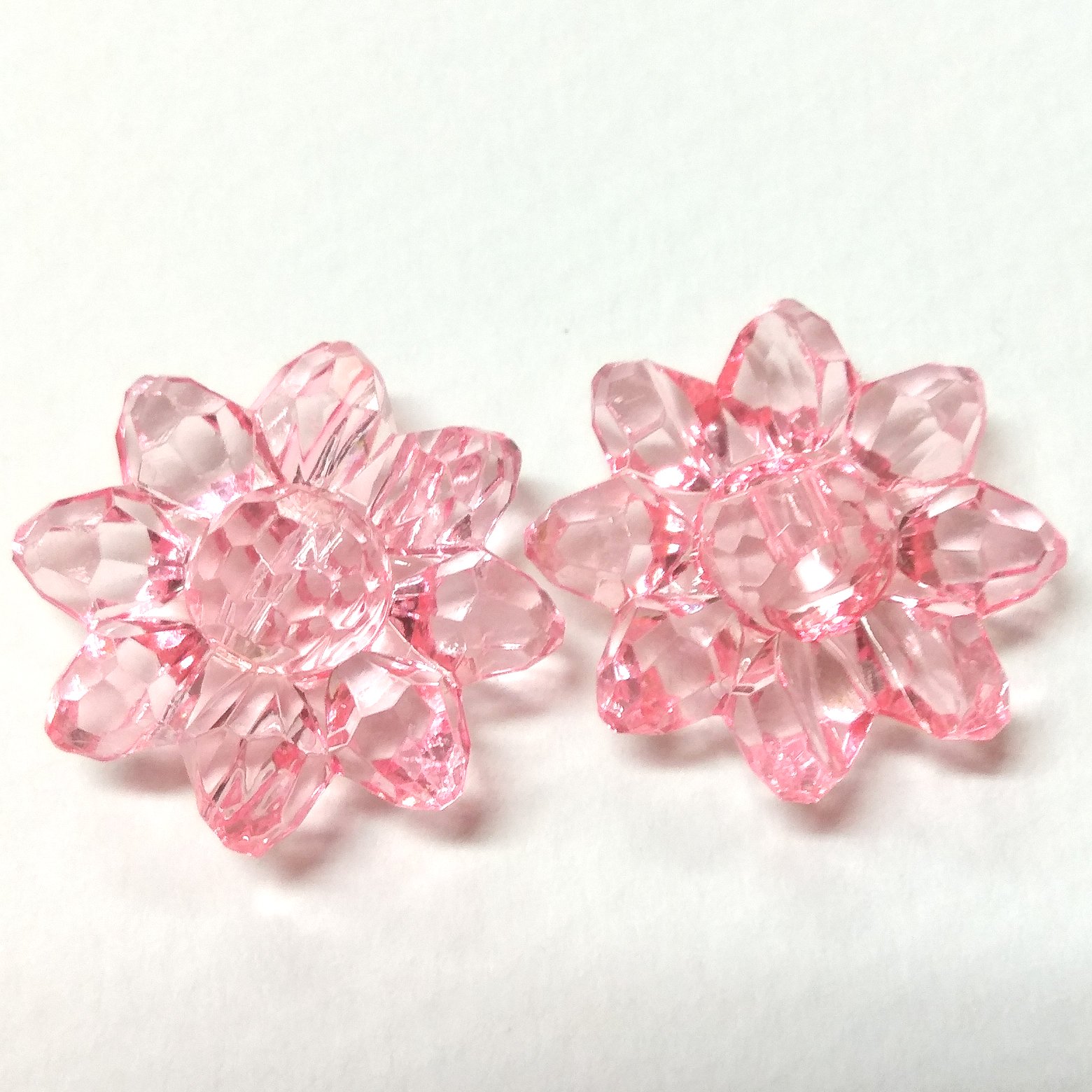 К-че Цвете 34/21,5мм розово