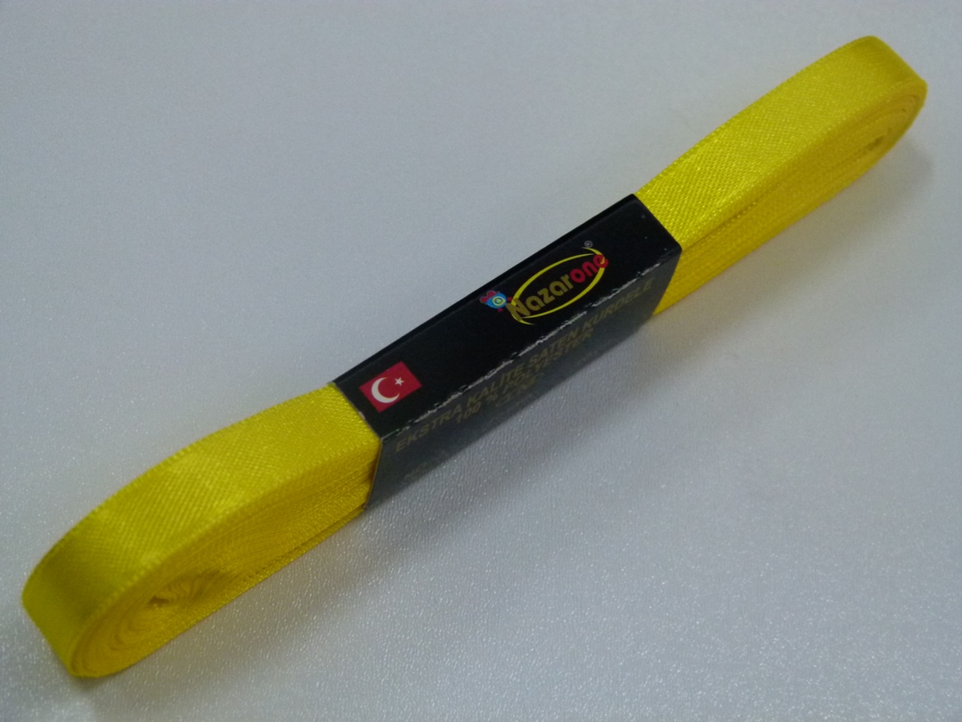 Л-та Сатен 10мм жълта