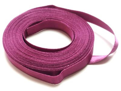 Л-та Сатен 10мм слива двулицева