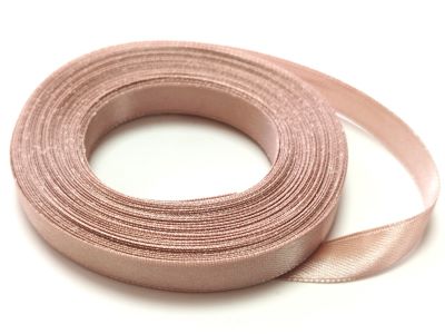 Л-та Сатен 10мм пудра двулицева