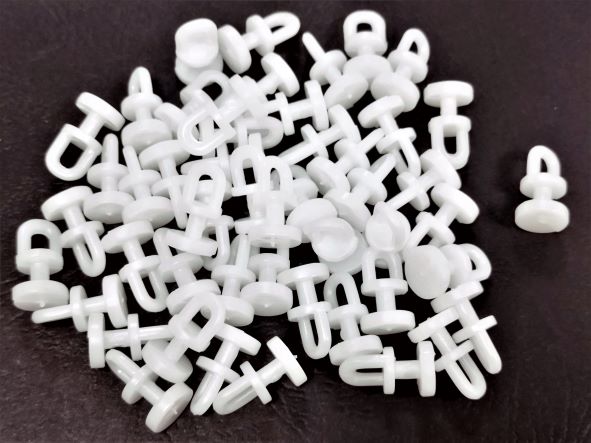 Плъзгачи за релса 12мм неделими