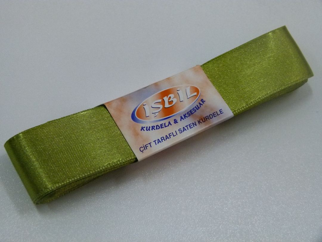 Л-та Сатен 3см рез.зелена
