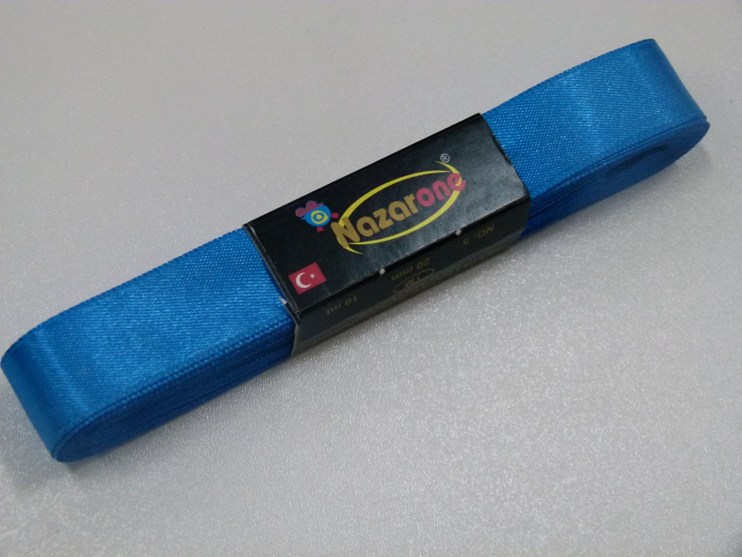 САТЕНЕНА ЛЕНТА 2см. СИНЬО 803