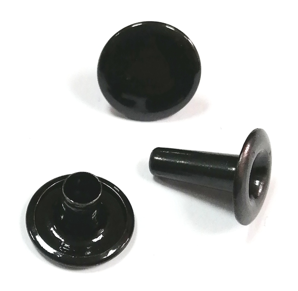 Рапид 12х12мм еднолицев черен