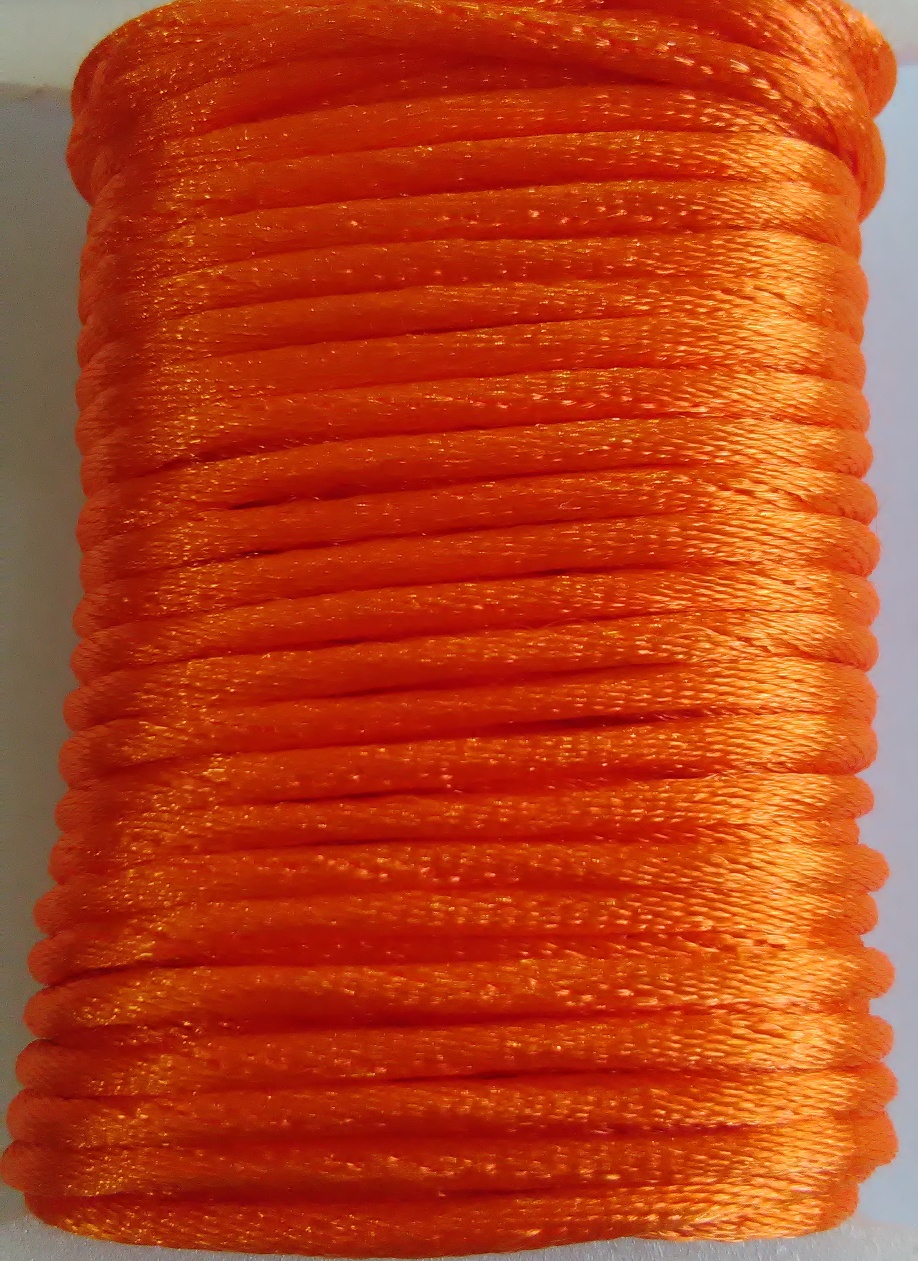 Шнур Сатен 3мм оранж