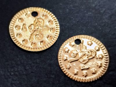 Пендара 11мм злато