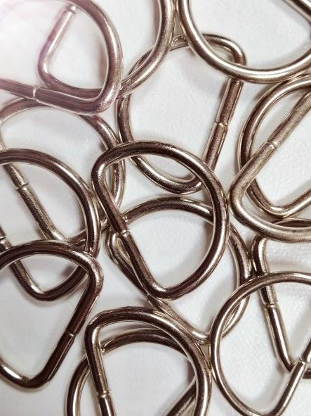 D Халка метална 2.5см никел