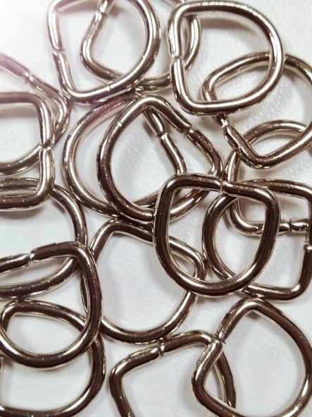 D Халка метална 1.5см никел-2