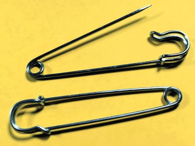 Без.игла Брошка 100мм никел