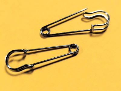 Без.игла Брошка 37мм никел