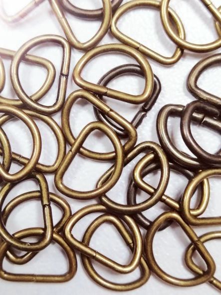 D Халка метална 1,5см антик