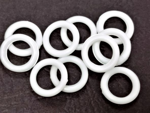 Рингове 12х15мм бели