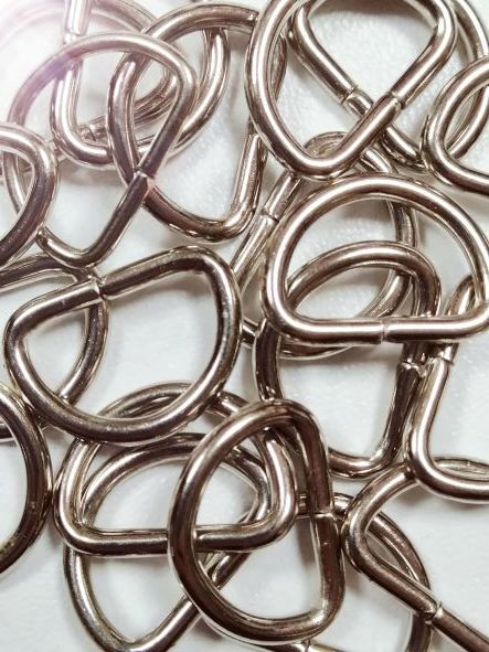 D Халка метална 2см никел