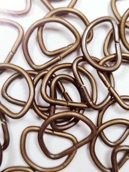 D Халка метална 2см антик