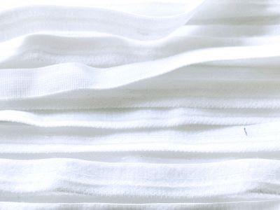 Ластик със силикон 10мм бял