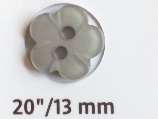 К-че Цвете 20/13мм сиво