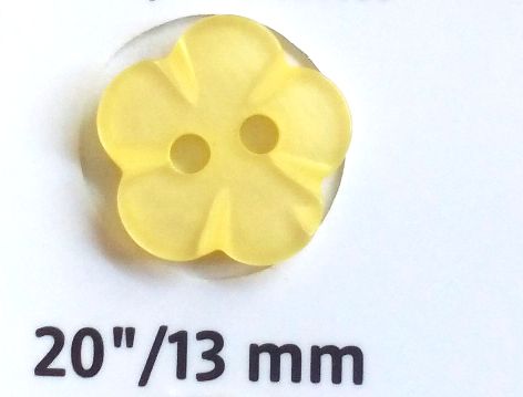 К-че Цвете 20/13мм жълто