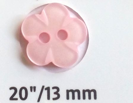 К-че Цвете 20/13мм розово