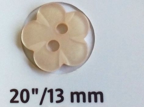 К-че Цвете 20/13мм бежаво