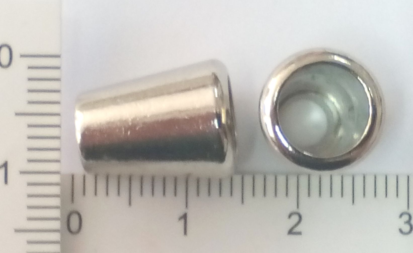 Накрайник метален никел 2