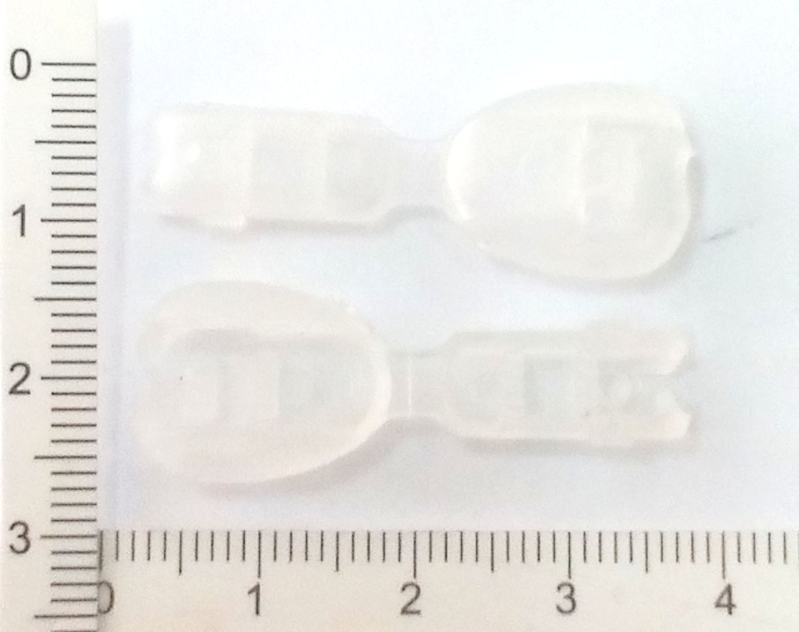 Накрайник ПВЦ бял прозрачен